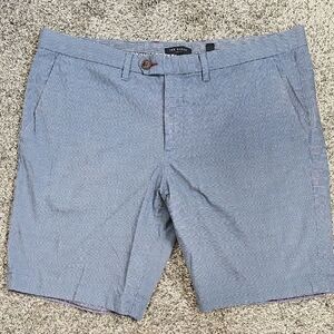 Ted Baker Blue Flat Front Shorts